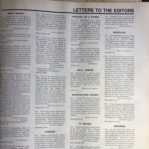 1972 Vintage Life Magazine with Olympian Gymnast Cathy Rigby - Picture 6 of 10